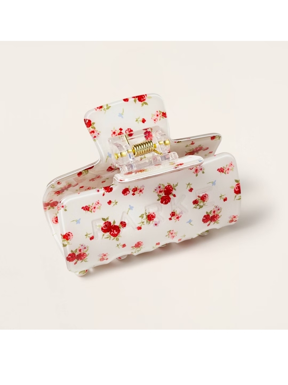 Parke x Target Claw Clip - Cream Floral